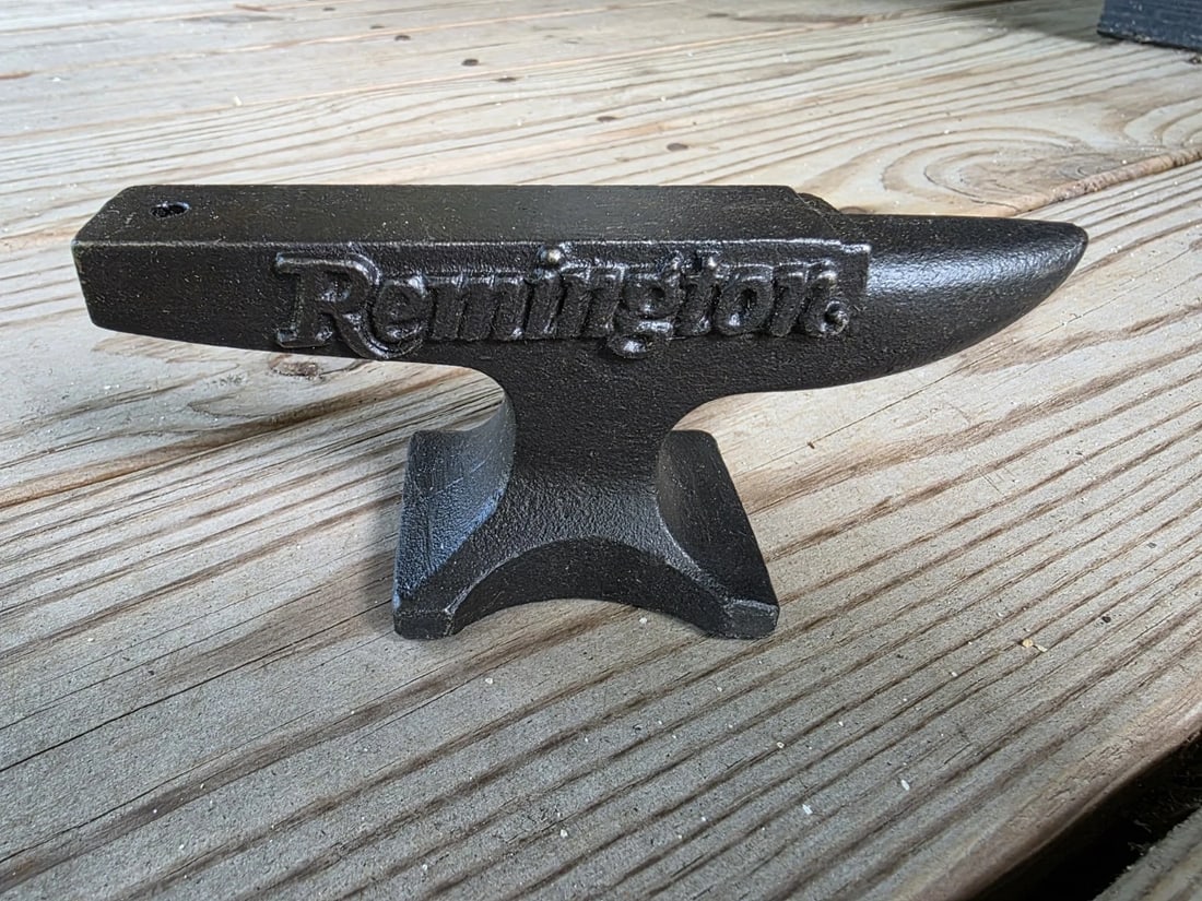 Vintage Cast Iron "Remington" Miniature Anvil - 8