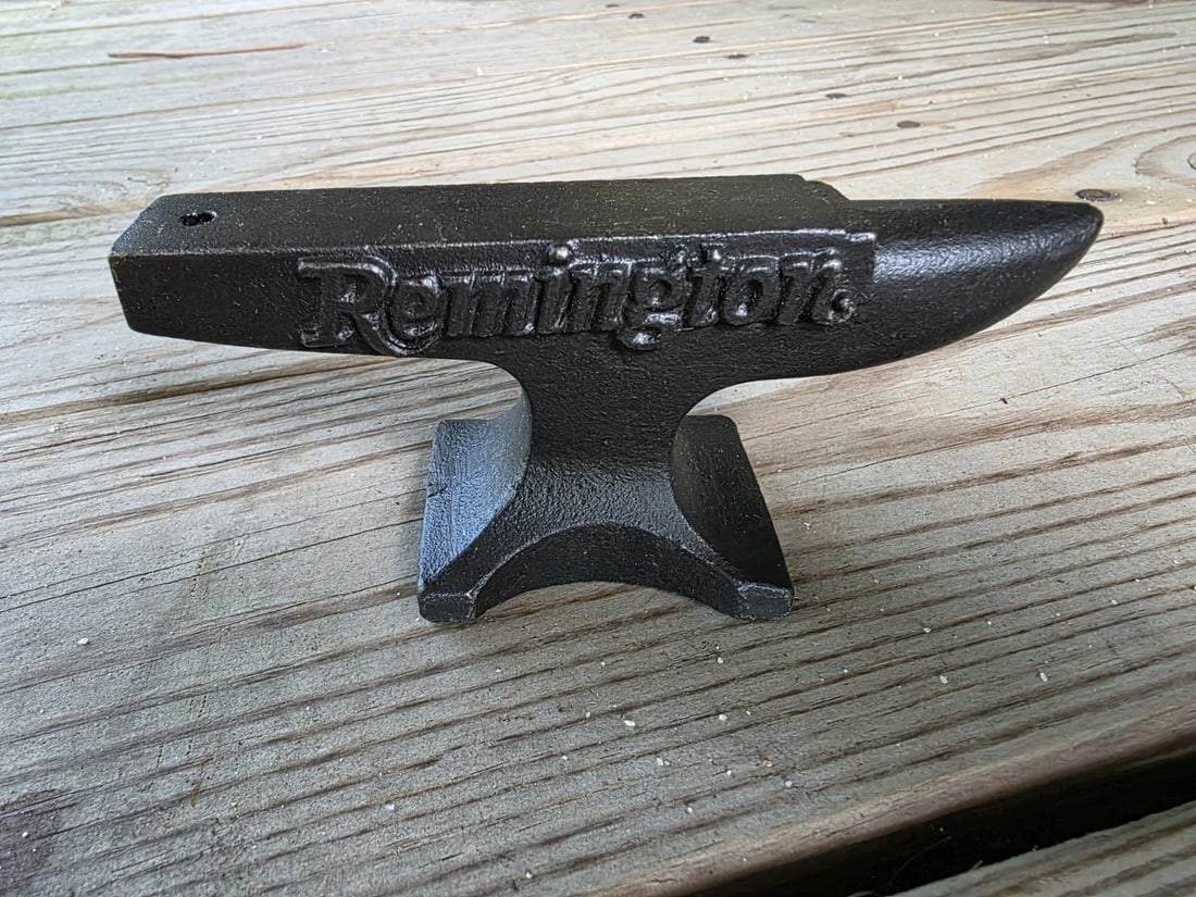 Vintage Cast Iron "Remington" Miniature Anvil - 9