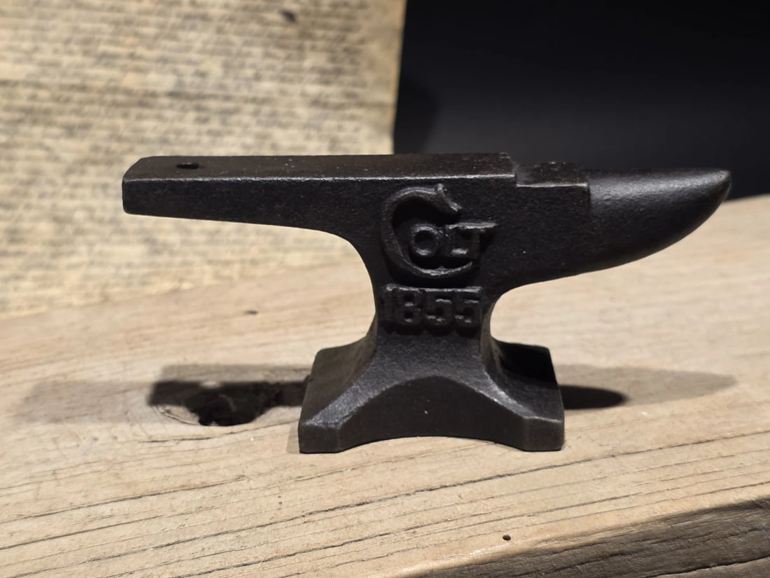 Colt 1855 Miniature Anvil Cast Iron Gunsmith Paperweight - 3