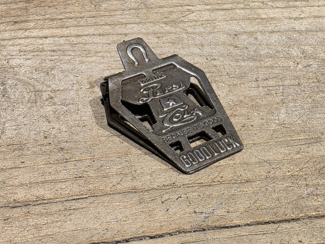 Metal Pepsi Cola Good Luck Paper or Money Clip - 3