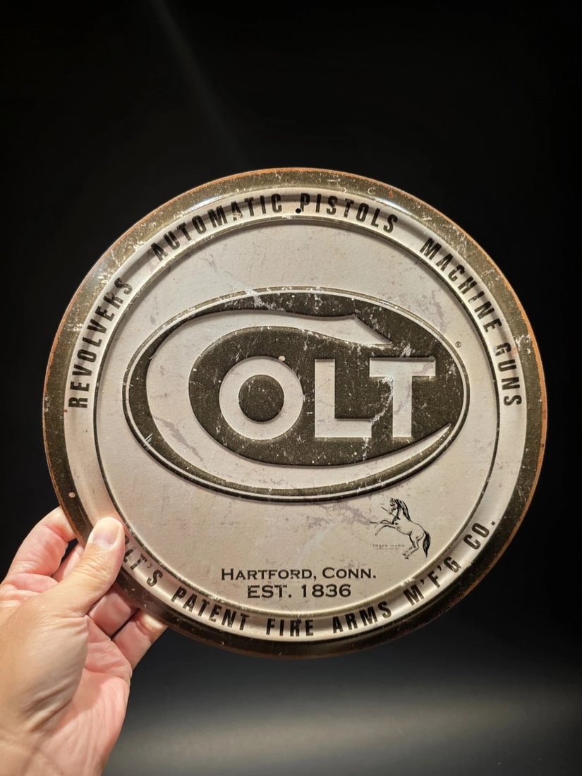 11 1/2" Metal Vintage Style Colt Sign - 2