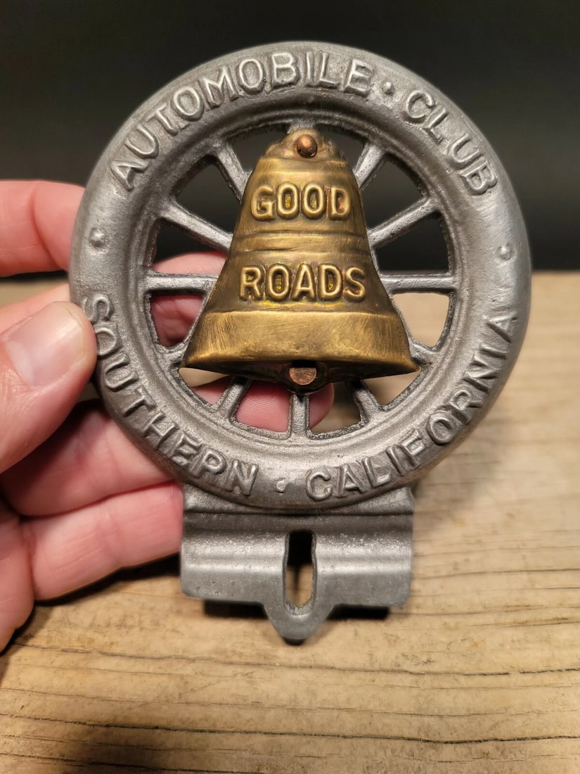 Good Roads Club License Plate Fob Topper - 10