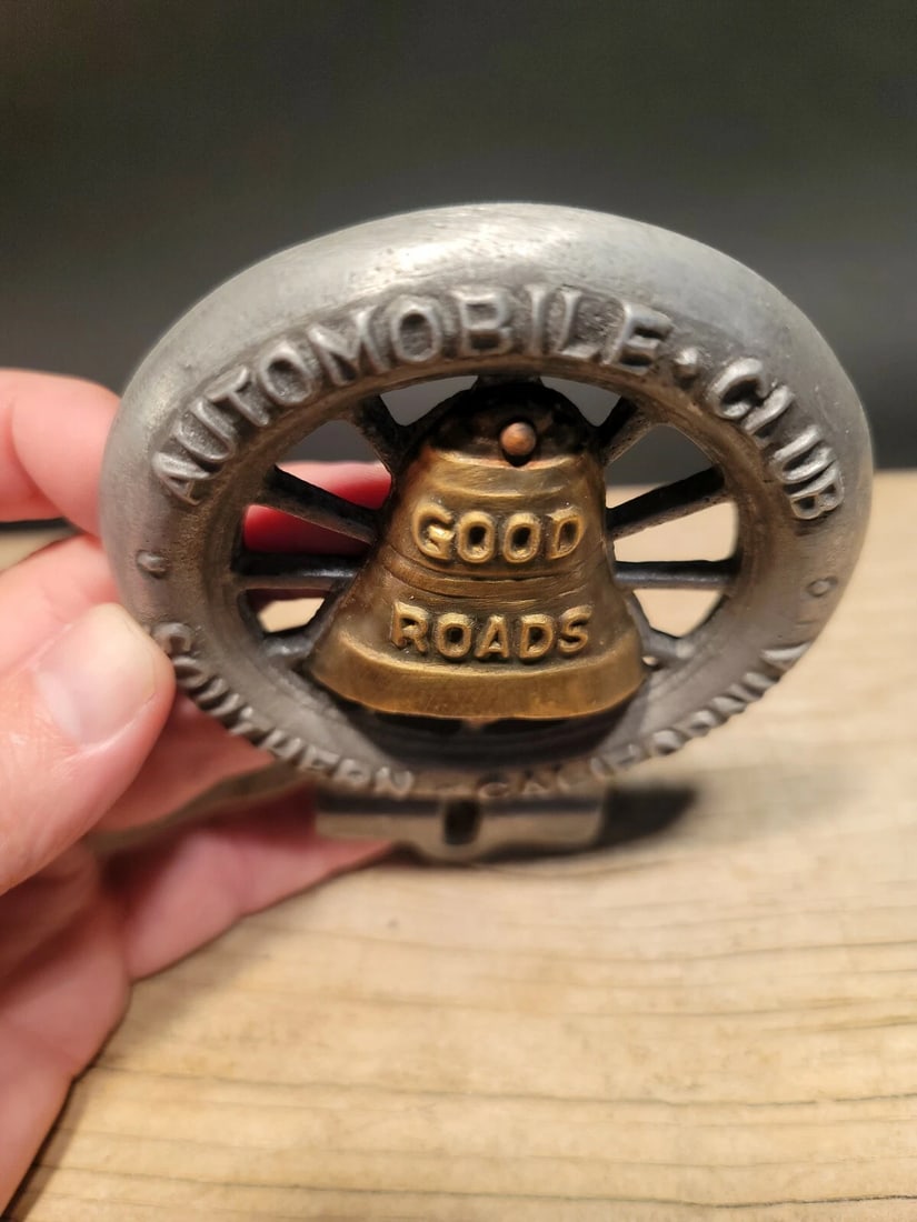 Good Roads Club License Plate Fob Topper - 11