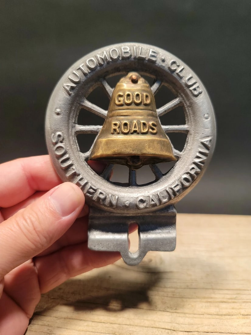 Good Roads Club License Plate Fob Topper - 8