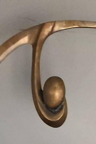Bob Bennett vintage mid-century abstract bronze figural sculpture on stone base. - 5