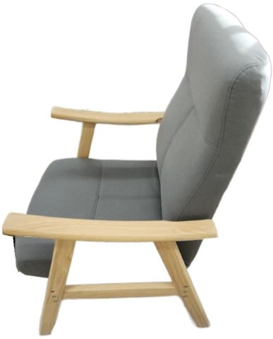 Elegant minimalist design Scandinavian modern upholstered armchair w/ adjustable back. - 3