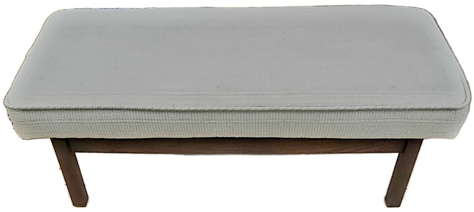 Vintage Ralph Lauren style upholstered bench for dining, in front of bed or extra seating 21×50 (1 of 6)