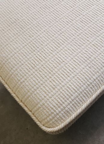 Vintage Ralph Lauren style upholstered bench for dining, in front of bed or extra seating 21×50 - 6