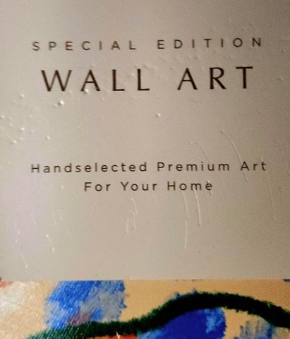 Boldly colored cubist impasto hand-painted still life Special Edition by 33Art Studio 24"x36" - 5