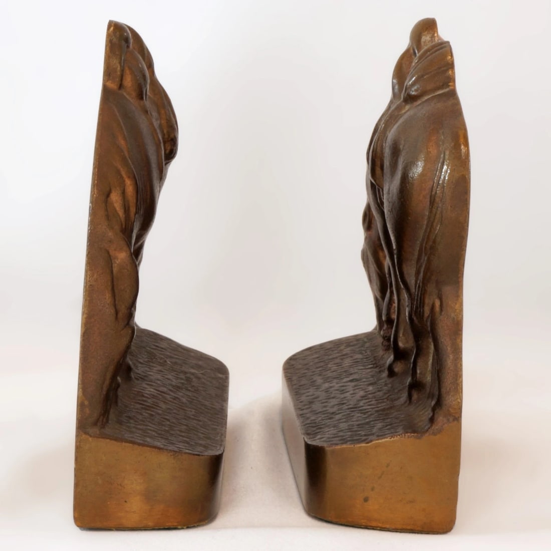 Pair 1930s Riderless Horse Bookends - 5