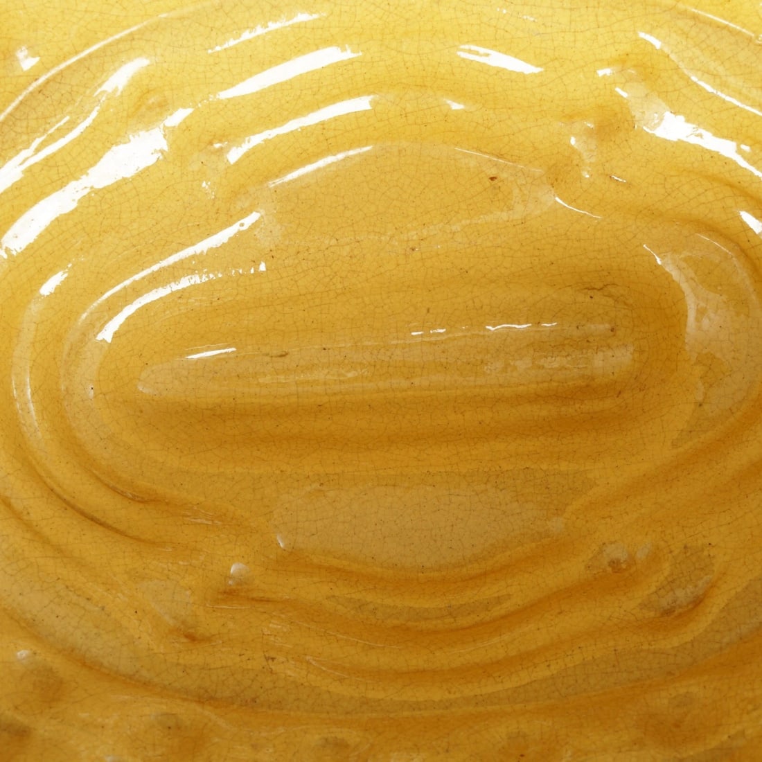 Large Victorian Yellowware Corn Food Mold - 3