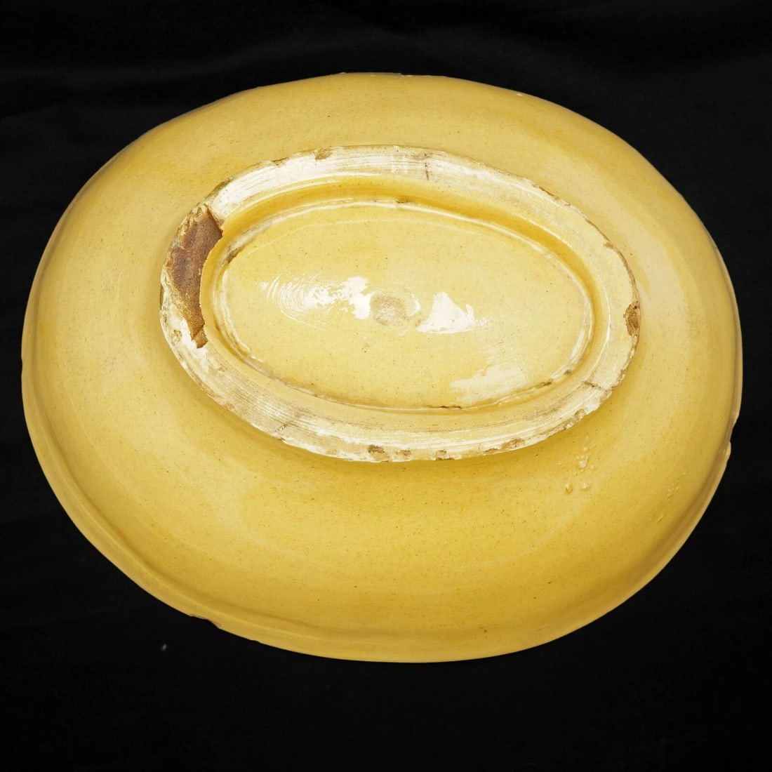 Large Victorian Yellowware Corn Food Mold - 8
