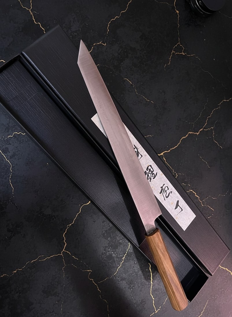 270mm Professional Slicing Knife 9Cr15MoV Steel Octagonal Wooden Handle - 2