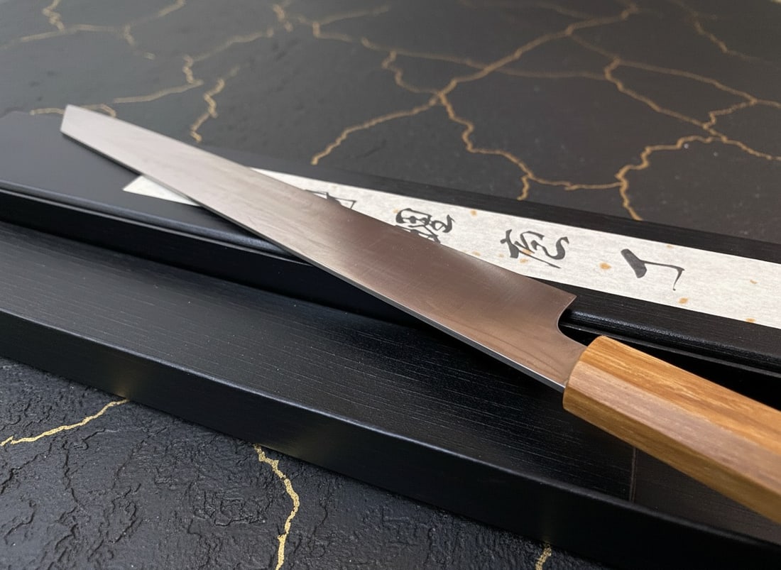270mm Professional Slicing Knife 9Cr15MoV Steel Octagonal Wooden Handle - 6
