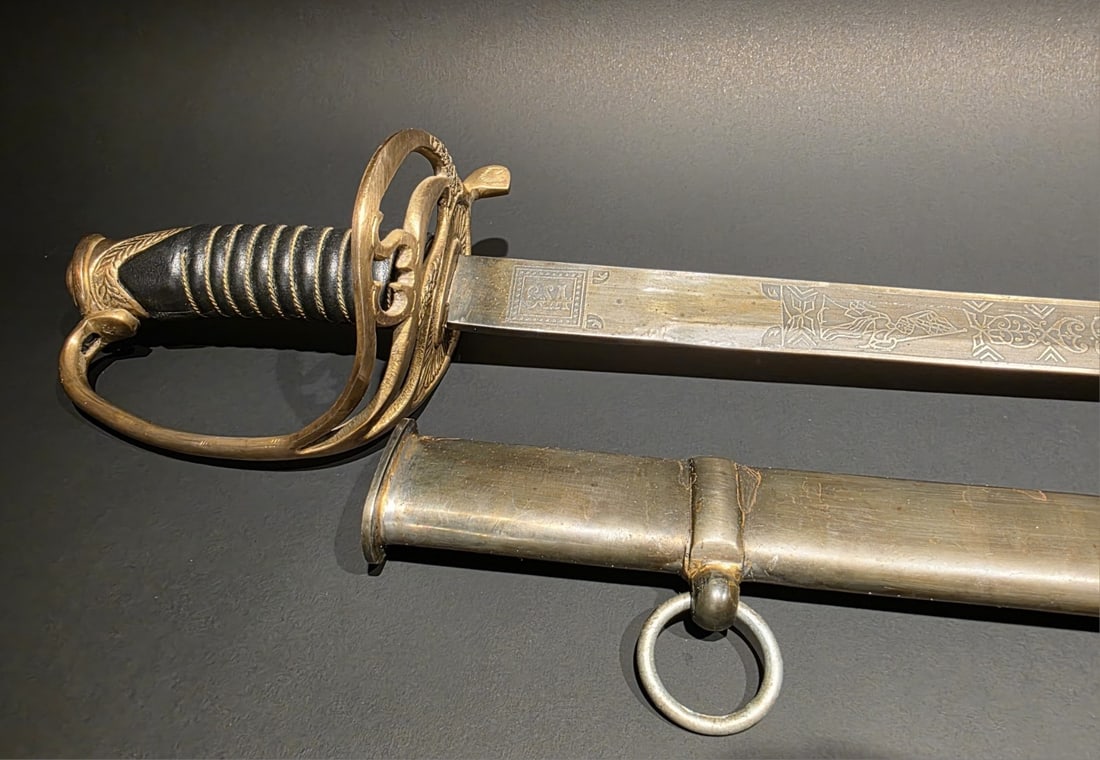 40" Civil War Era Confederate Style Saber Cavalry Sword Decorative Blade - 11