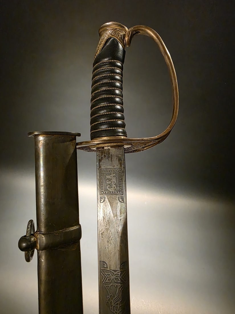 40" Civil War Era Confederate Style Saber Cavalry Sword Decorative Blade - 19