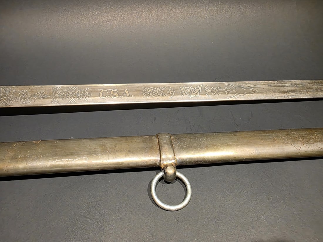 40" Civil War Era Confederate Style Saber Cavalry Sword Decorative Blade - 5