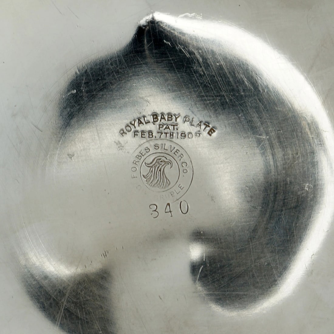 Brownies Silverplate Child’s Underplate Dish - 12
