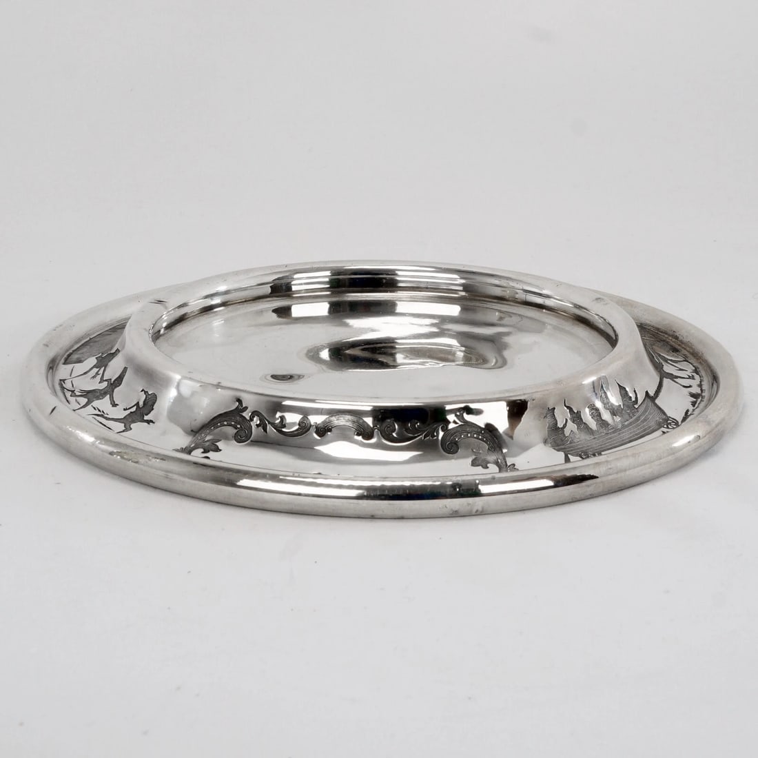 Brownies Silverplate Child’s Underplate Dish - 4
