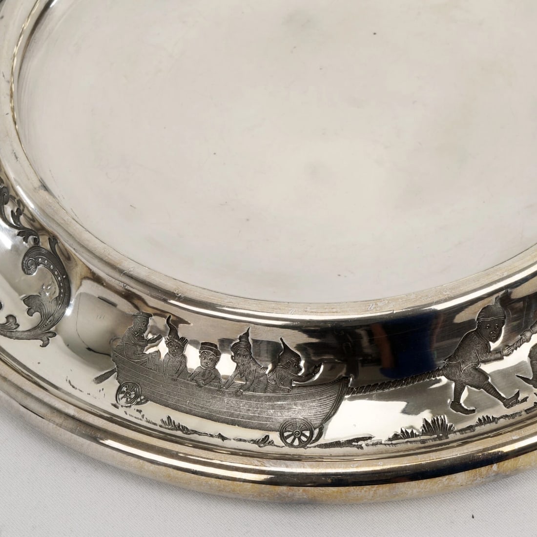 Brownies Silverplate Child’s Underplate Dish - 8