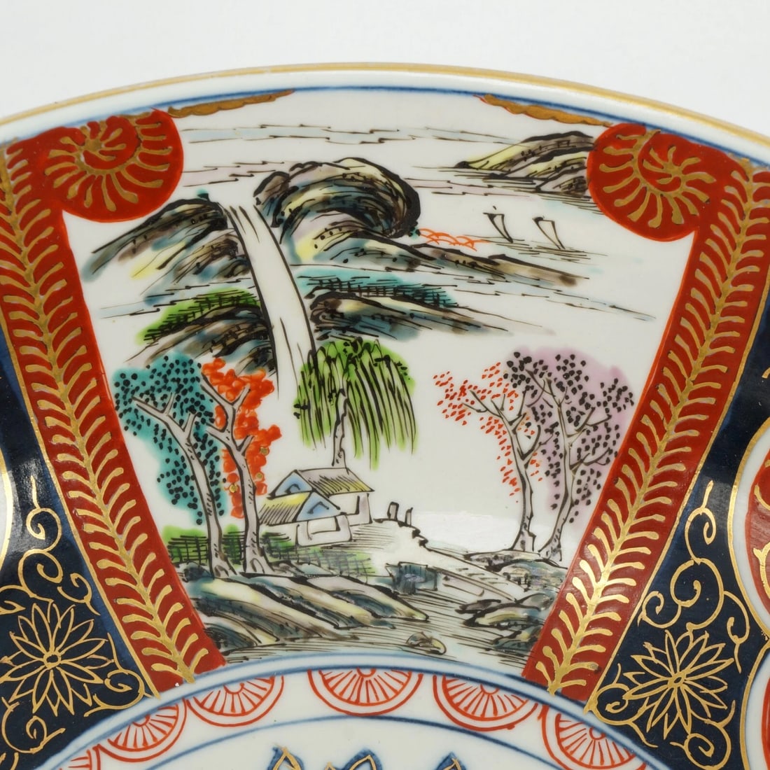 Large Japanese Imari Charger and Bowl c 1910 - 19