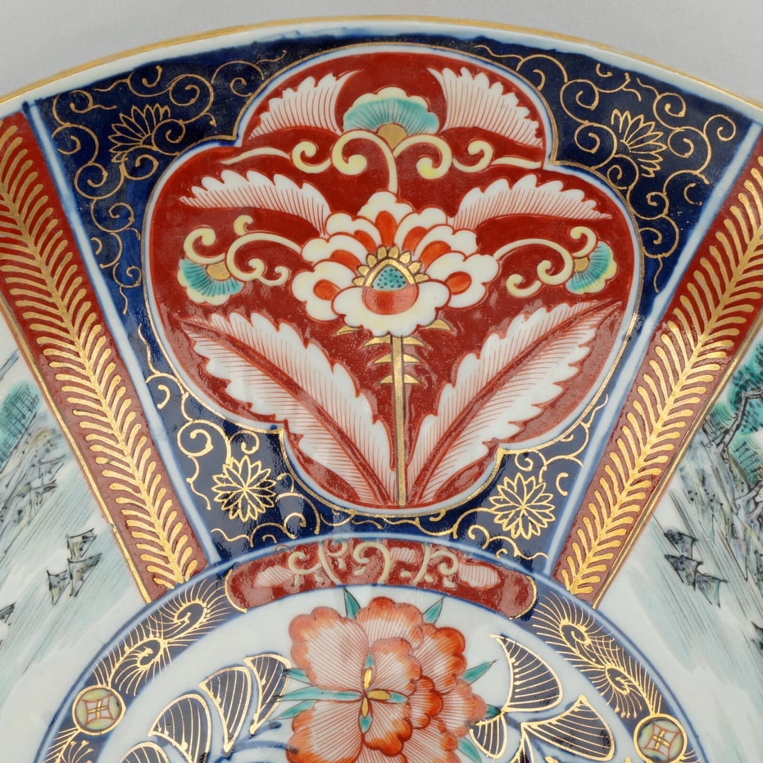 Large Japanese Imari Charger and Bowl c 1910 - 6
