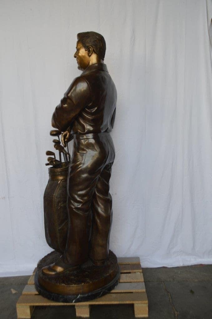 Golfer Ken Venturi Giant Bronze Statue - Size: 32"L x 30"W x 80"H. - 11