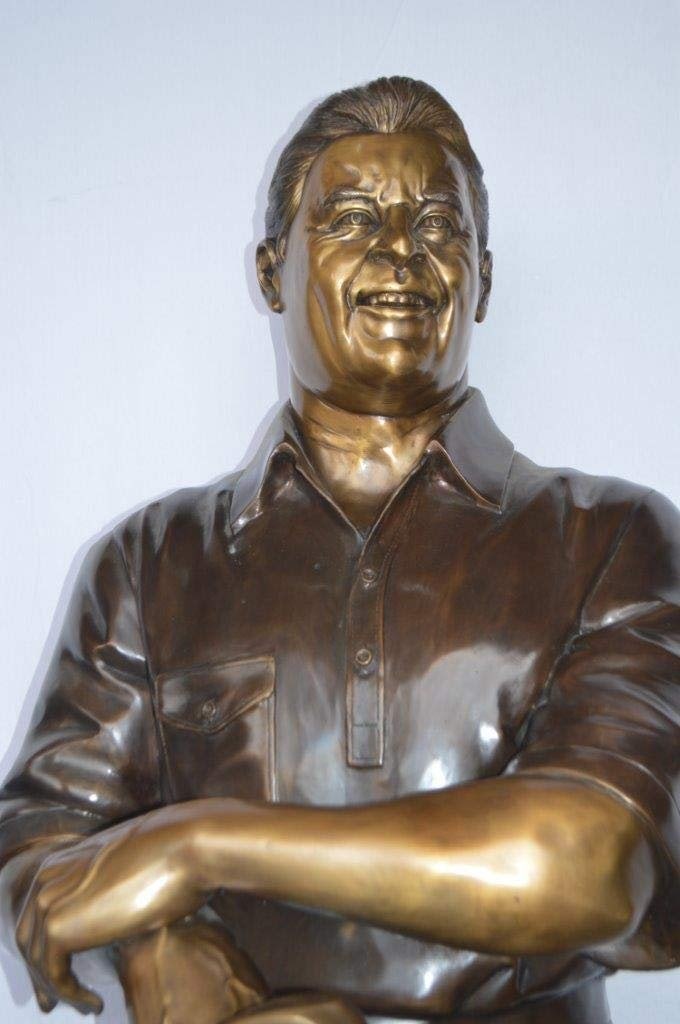 Golfer Ken Venturi Giant Bronze Statue - Size: 32"L x 30"W x 80"H. - 3
