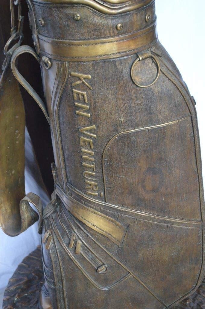 Golfer Ken Venturi Giant Bronze Statue - Size: 32"L x 30"W x 80"H. - 5