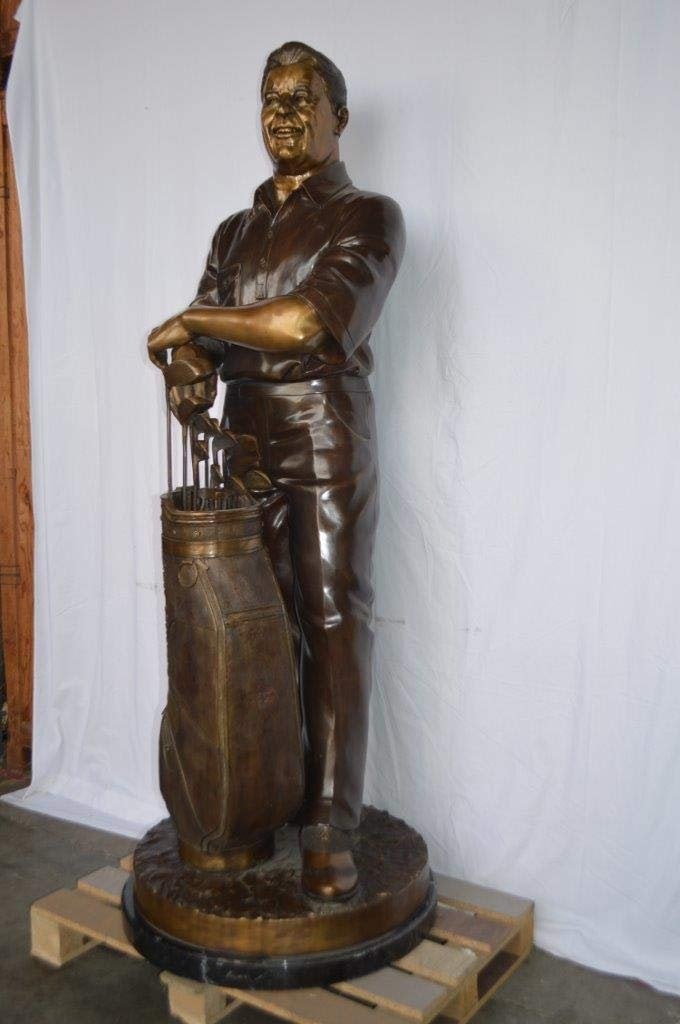 Golfer Ken Venturi Giant Bronze Statue - Size: 32"L x 30"W x 80"H. - 7