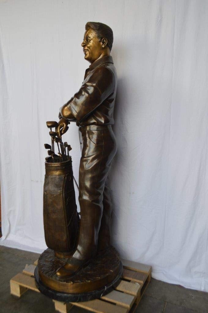 Golfer Ken Venturi Giant Bronze Statue - Size: 32"L x 30"W x 80"H. - 8