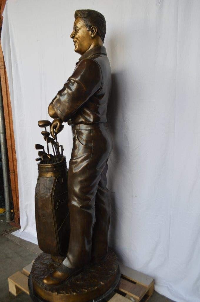 Golfer Ken Venturi Giant Bronze Statue - Size: 32"L x 30"W x 80"H. - 9