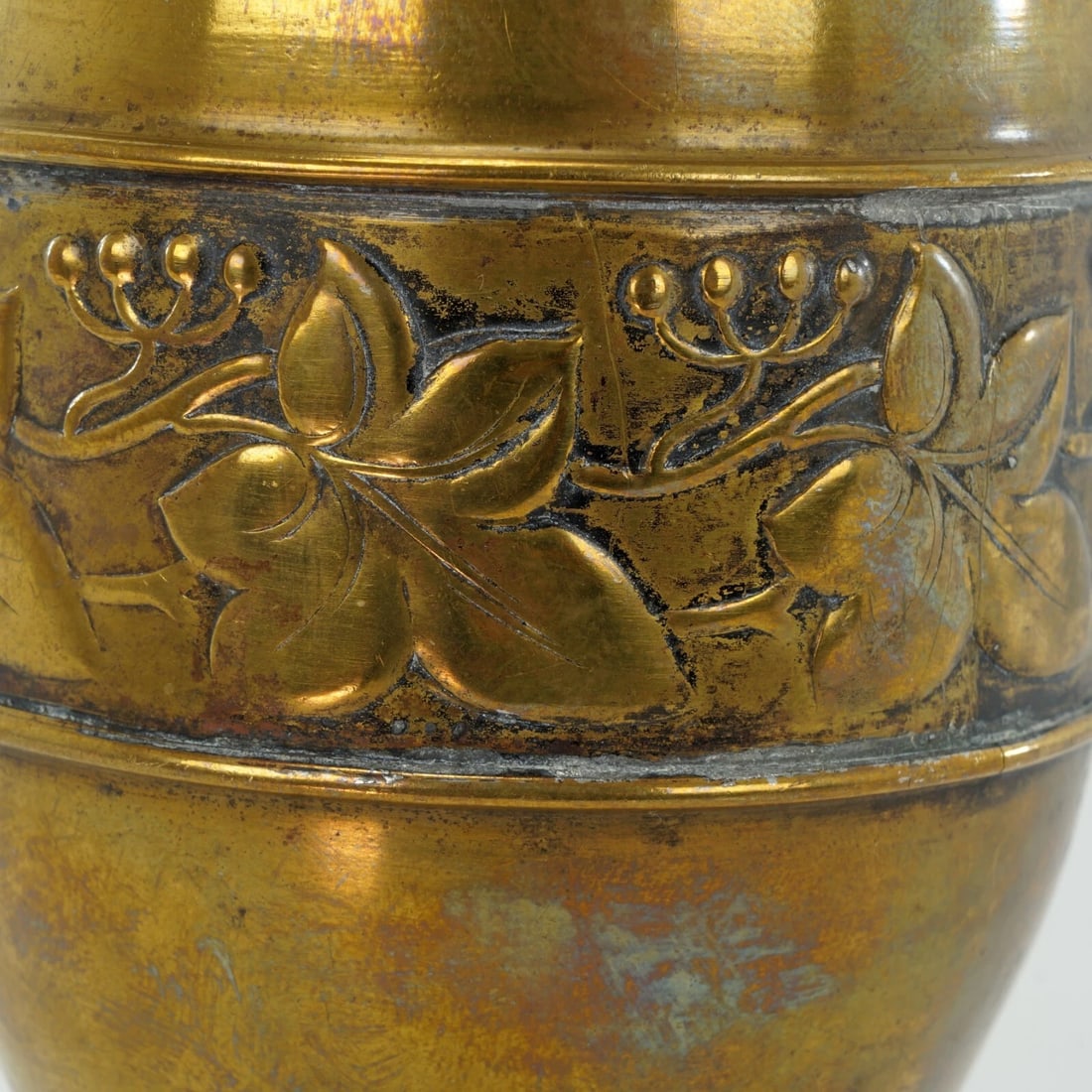 1930s Art Deco Farberware Brass Vase - 10