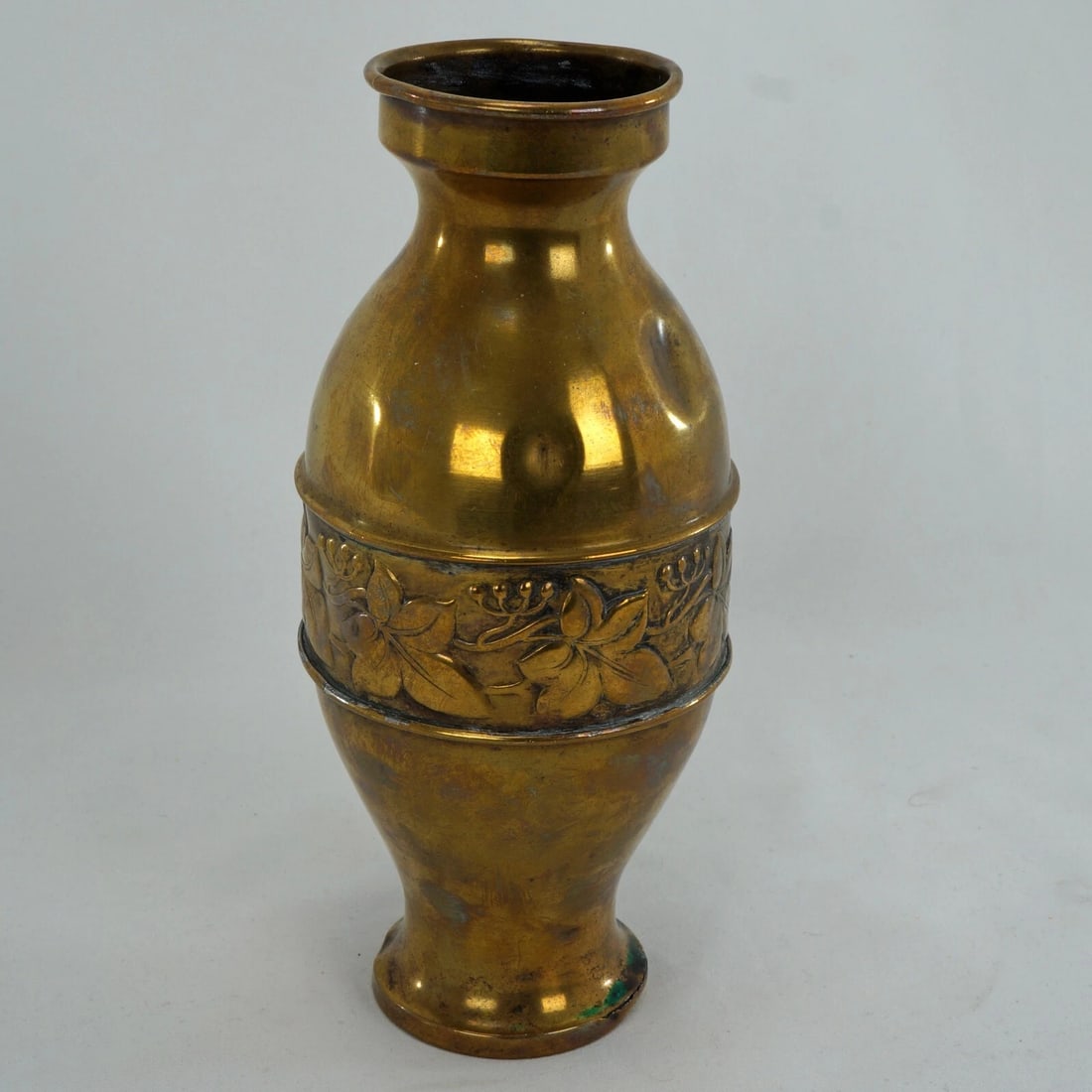 1930s Art Deco Farberware Brass Vase - 3