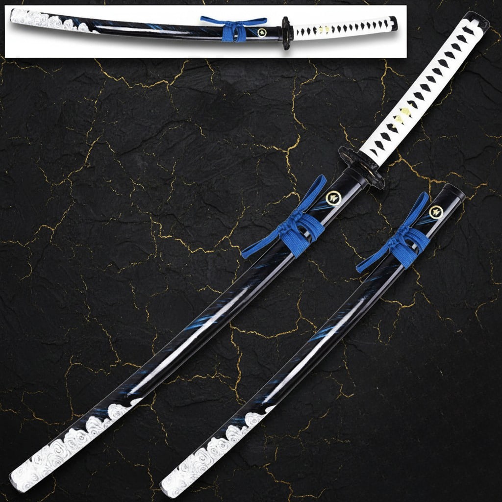Hand-Forged Samurai Blade Inspired by Tsushima Warrior Steel Weapon - 2