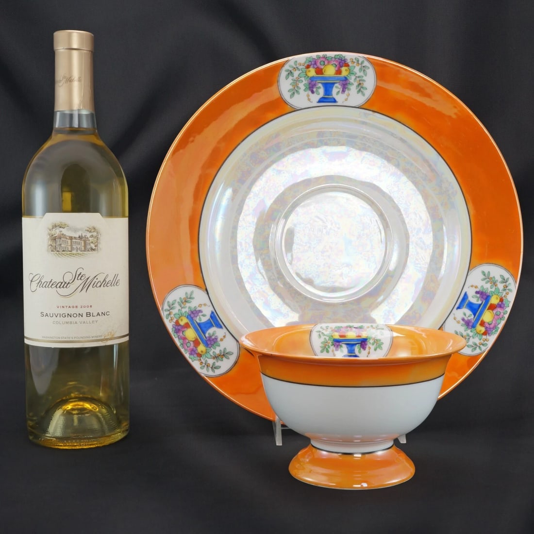 Noritake LusterWare Platter Compote Set - 2