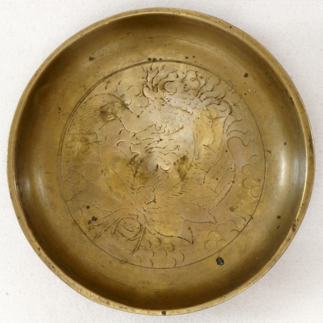 1920s Chinese Brass Censer, Saucers/Coasters - 10