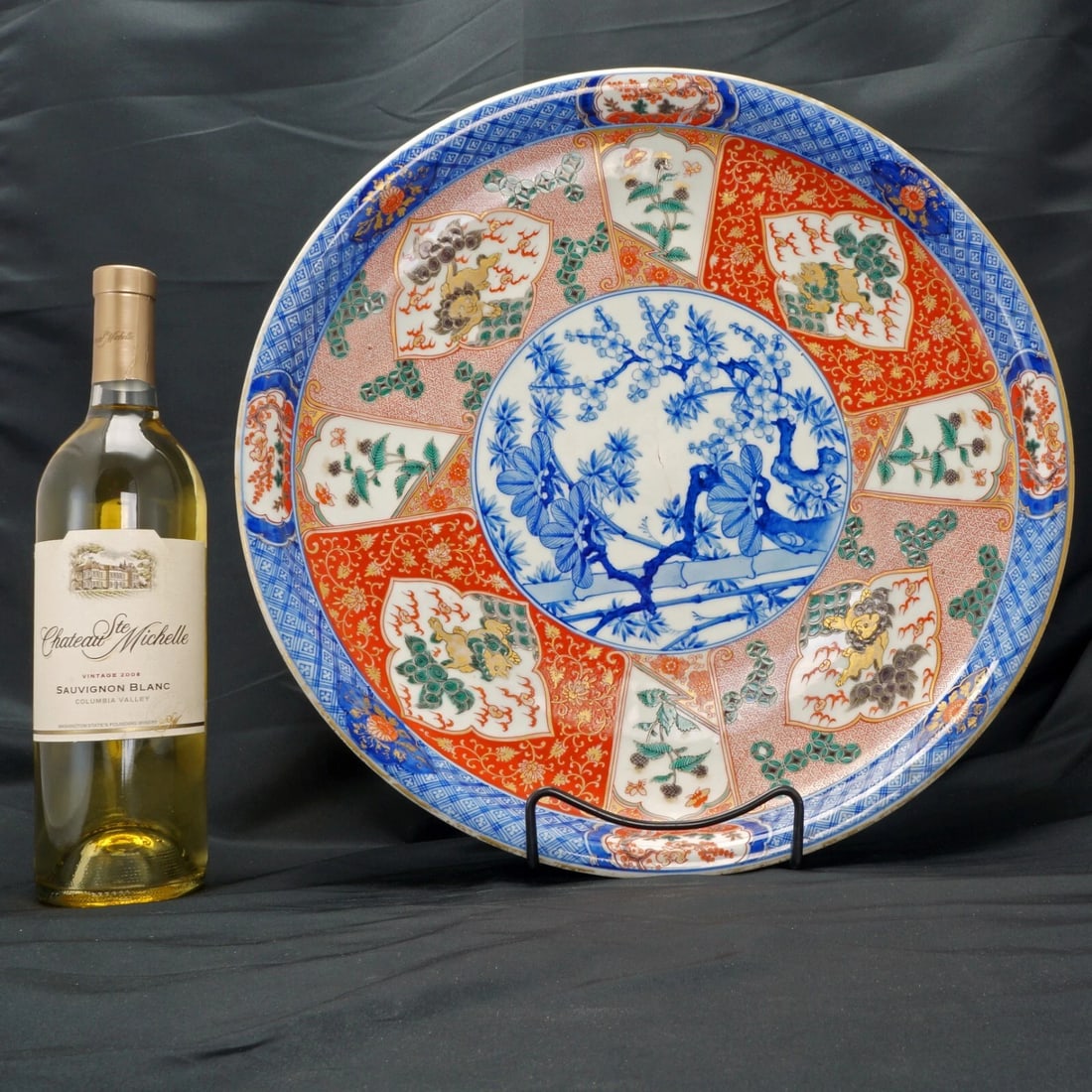 Large 19th C Japanese Imari Charger - 2