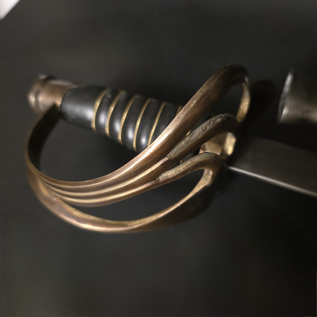 1840 Civil War Era Heavy Cavalry Saber Sword 40" Antique Style Steel Blade - 13