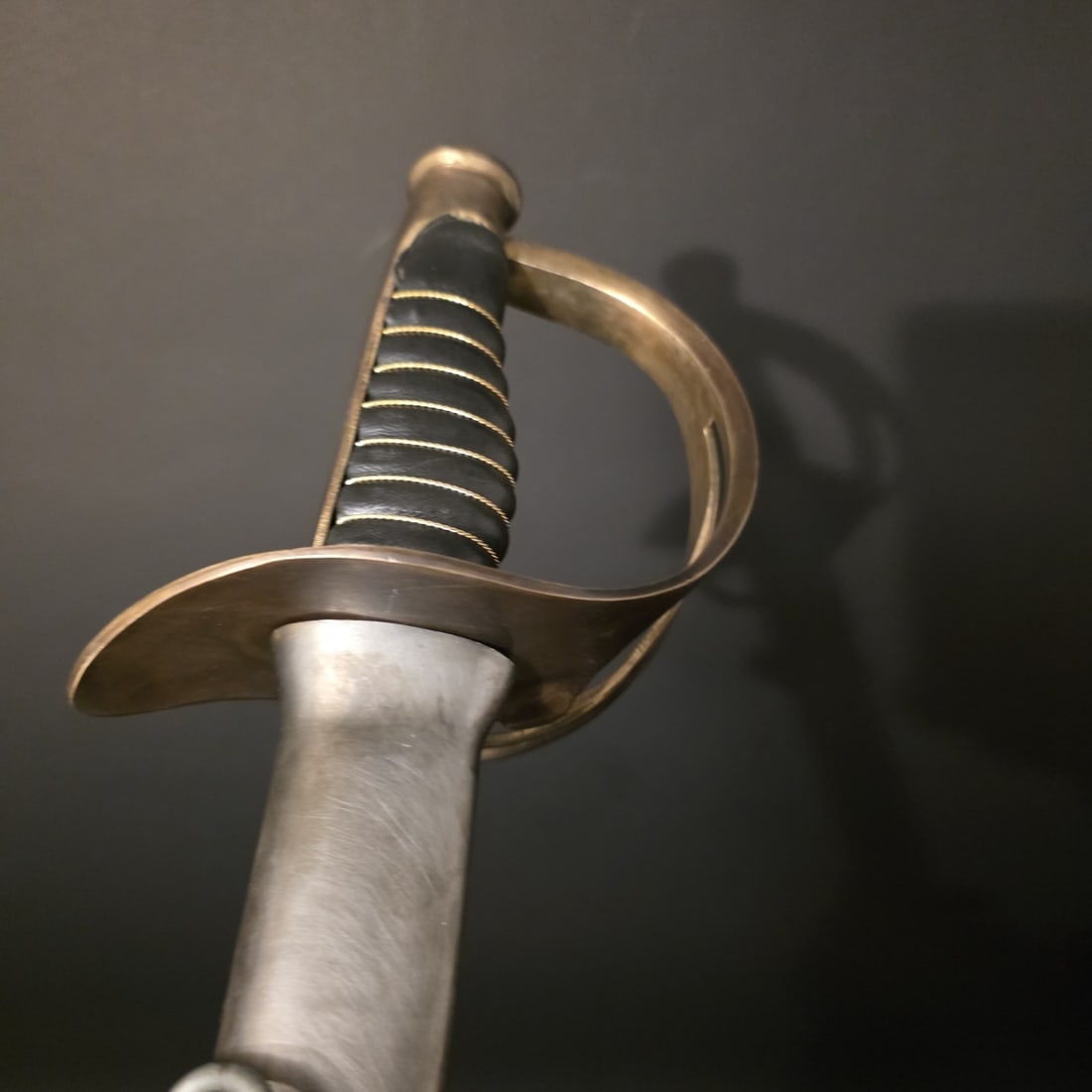 1840 Civil War Era Heavy Cavalry Saber Sword 40" Antique Style Steel Blade - 8