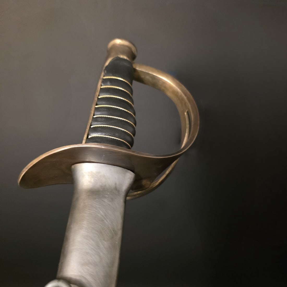 1840 Civil War Era Heavy Cavalry Saber Sword 40" Antique Style Steel Blade - 9