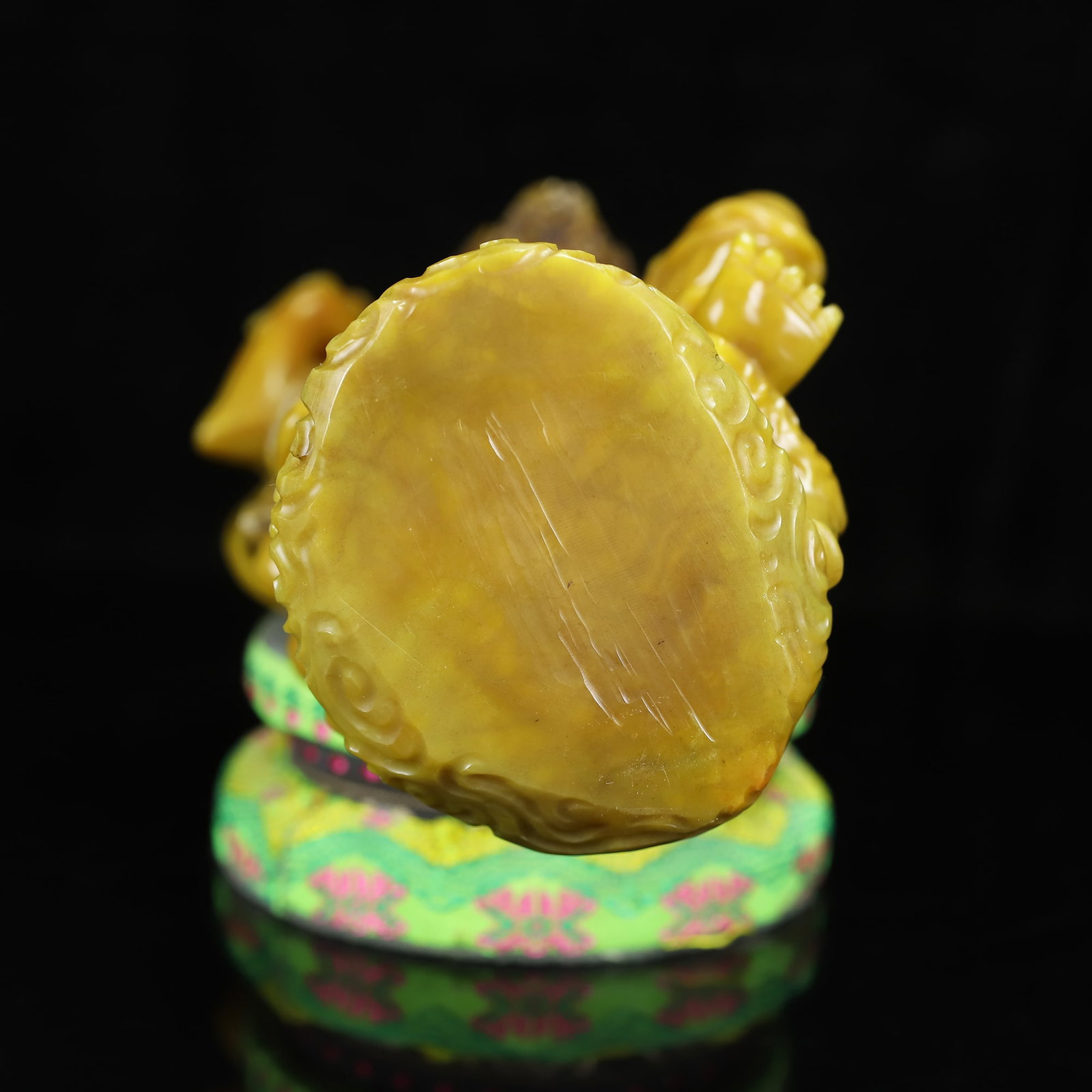 Vintage Tianhuang Shoushan Soapstone Hand-Carved Statue - Tie Guai Li - 10