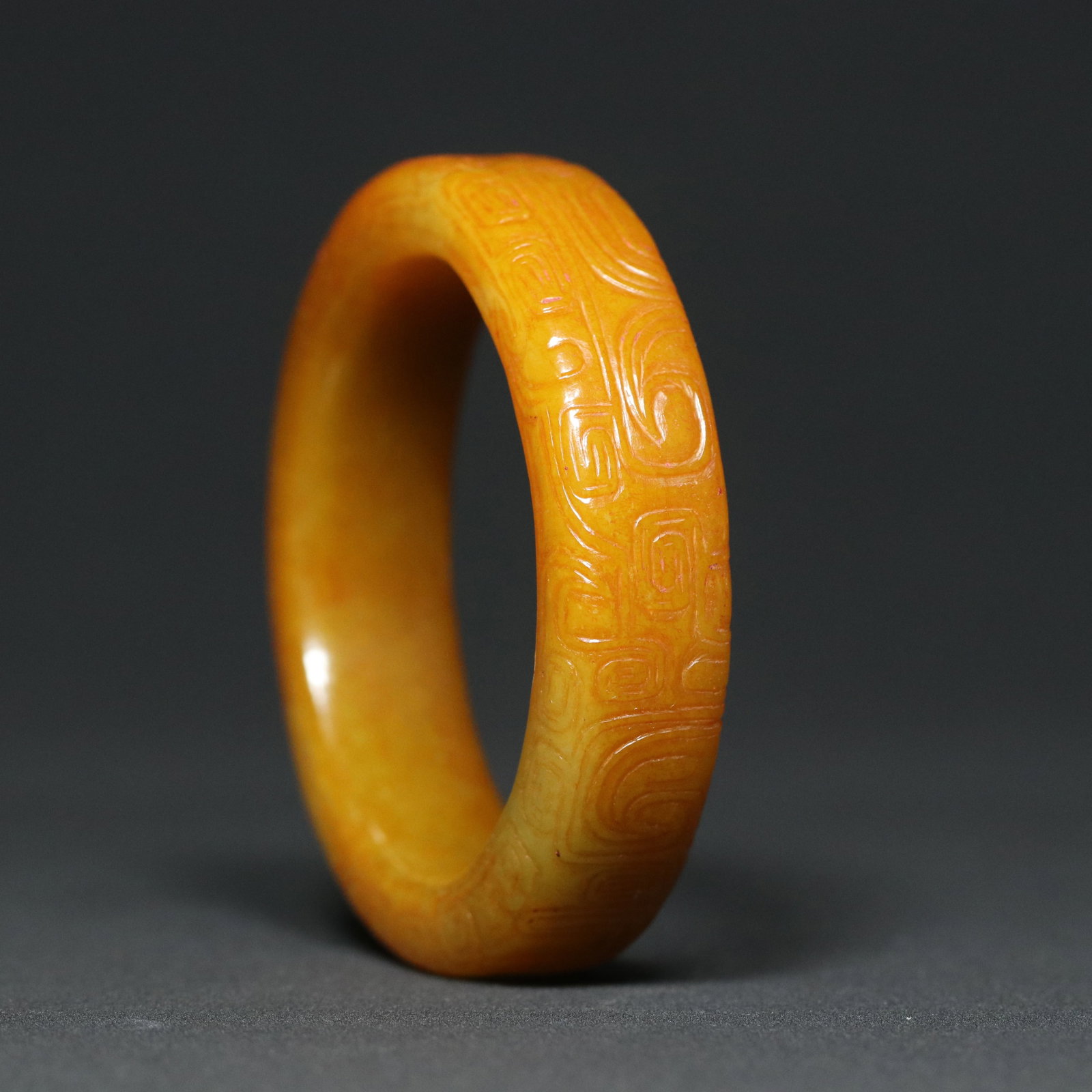 Inside Diameter 59mm Hetian Jade Dragon Phoenix Bracelet Bangle: Title: Inside Diameter 59mm Hetian Jade Dragon Phoenix Bracelet Bangle Origin: Chinese Date/Period: After1800 Materials: Hetian Jade Dimensions: 59x79x18(mm) 2.32x3.11x0.71(inches) Weight 0.23