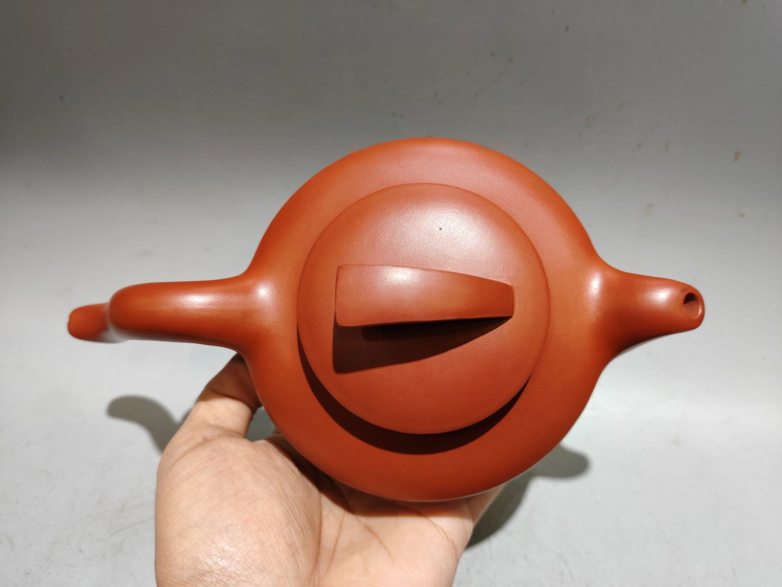 Yixing Zisha Clay Teapot w Artist Signed - 6