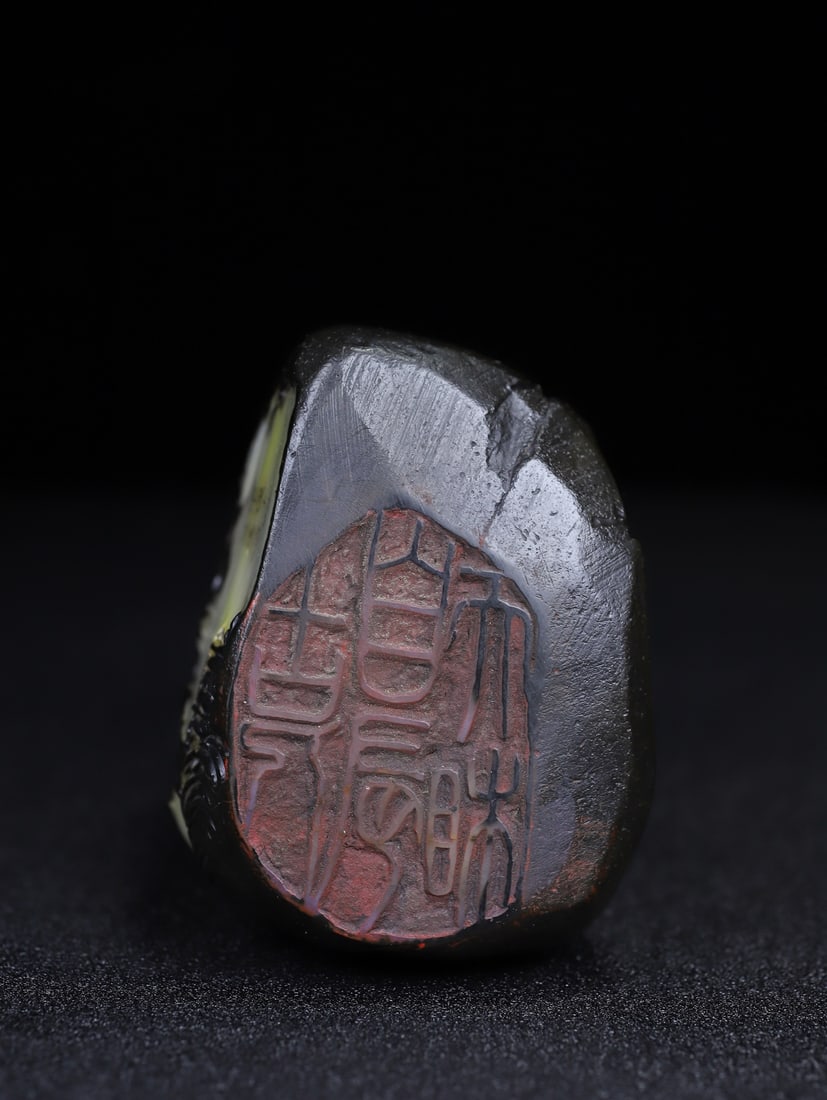 Shoushan Soapstone Hand-Carved Seal/Stamp Statue Figure Scenery - 9