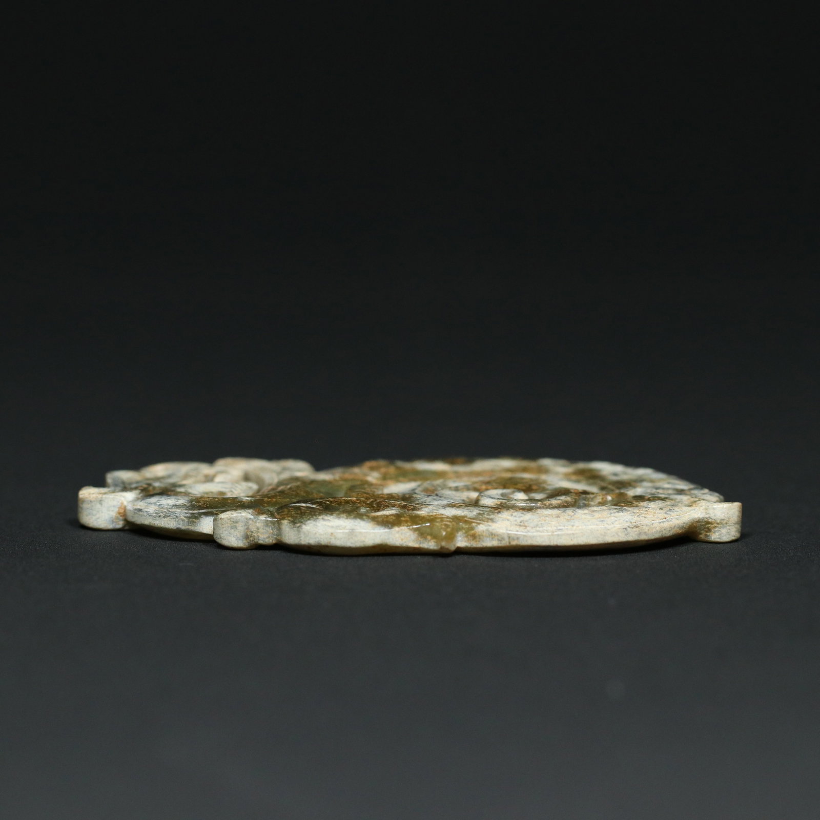 Vintage Hetian Jade Pendant - Dragon - 3
