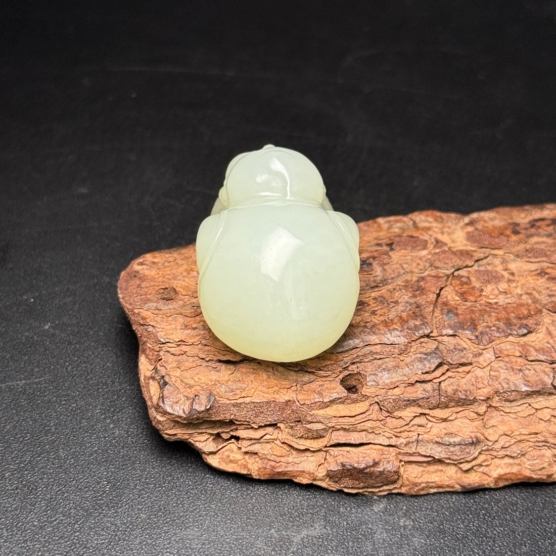 Hetian Jade Hand Carved Kid Pendant - 5