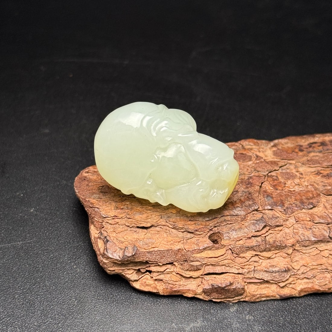 Hetian Jade Hand Carved Kid Pendant - 6