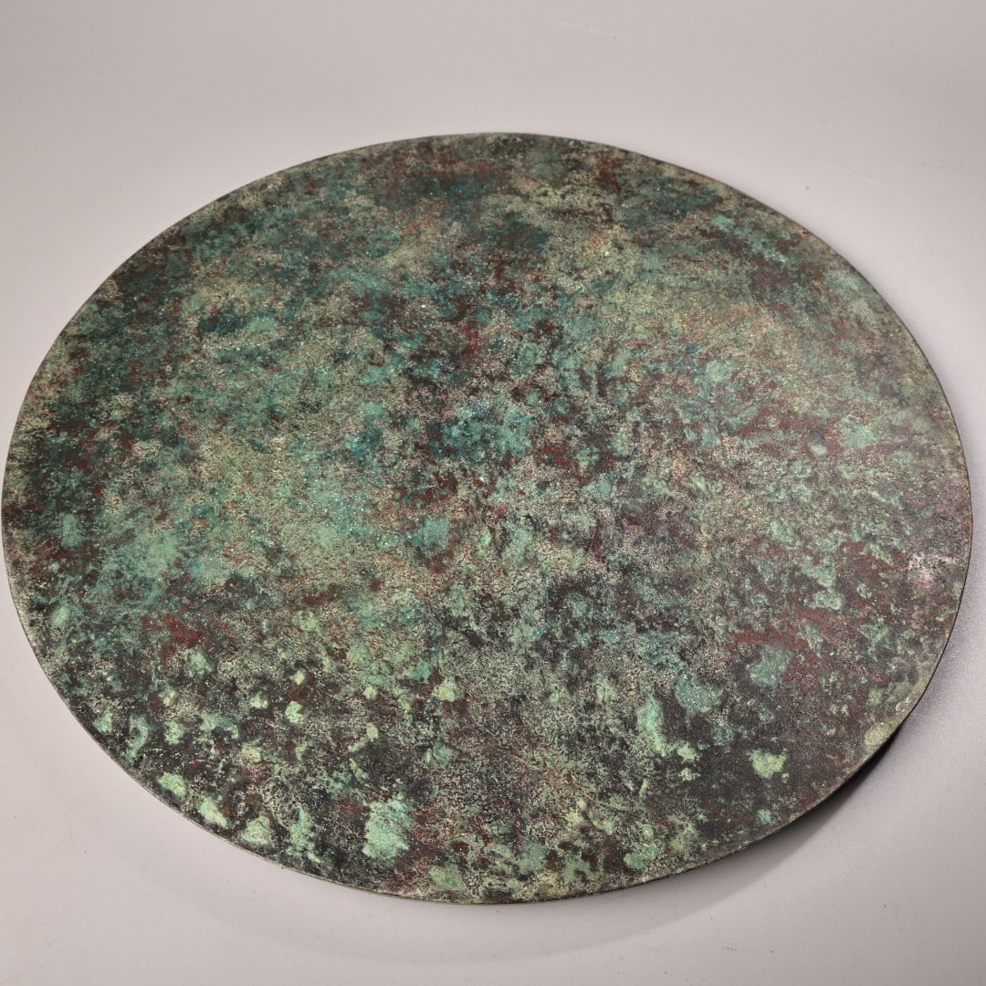 Vintage Bronze Mirror - 9