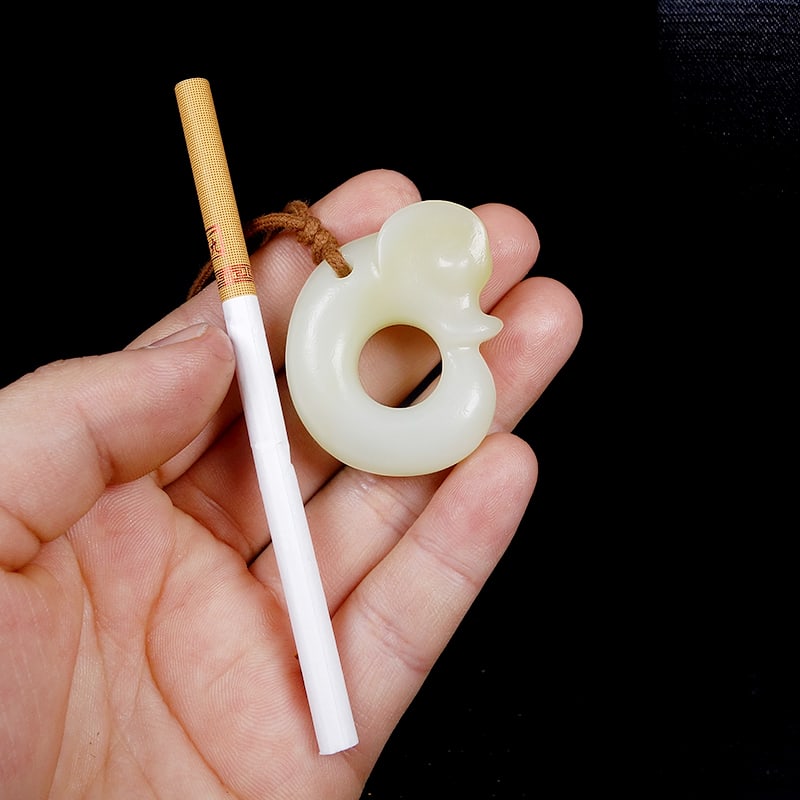 Hetian Jade Pendant - Dragon - 6